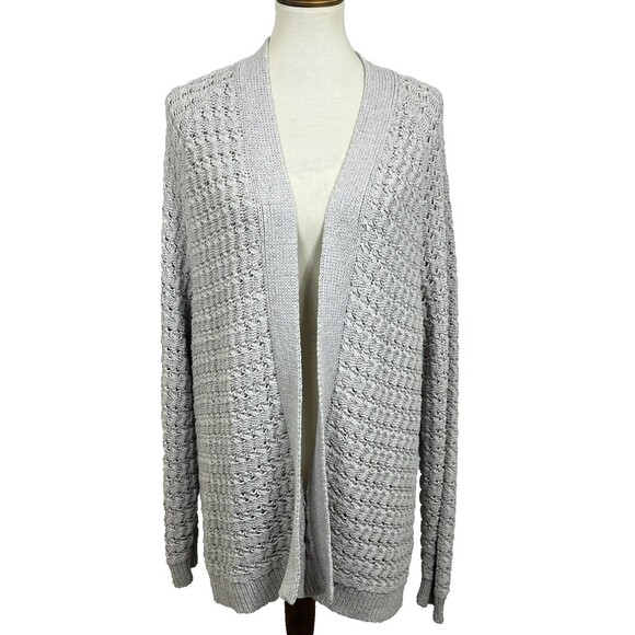 Haven Sweaters - Haven Well Within Women's Open Front Cardigan Sweater Gray Size XXL NWT